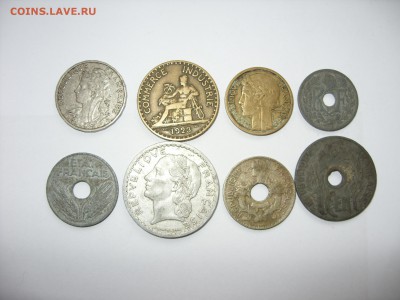 8 монет Франция и колонии. 1904-1946. - Аук Франция - 2.JPG