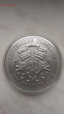 Того 1500 франков 2012 год Европейский бизон (тираж 999 ) - IMAG1158