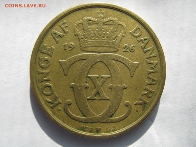 ДАНИЯ 1 и 2 кроны 1926. БРОНЗА. До 12.10.2014. - Изображение 043