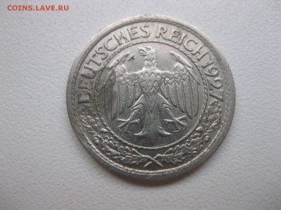 ВЕЙМАР,50 пфеннигов 1927А(никель)!до 8.10.2014 - IMG_0233.JPG