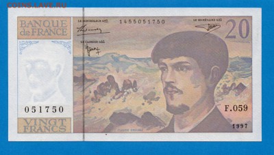 ФРАНЦИЯ 20 франков 1997 до 9.10 22.00 мск - Без имени-112