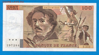 ФРАНЦИЯ 100  франков 1993  до 9.10 22.00 мск - Без имени-12