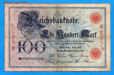 ГЕРМАНИЯ 100 марок 1898 R до 9.10 22.00 мск - Без имени-16