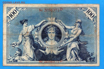 ГЕРМАНИЯ 100 марок 1898 R до 9.10 22.00 мск - Без имени-15