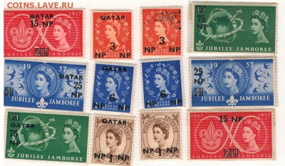 Марки Катара (12шт) до 13.10.14 в 22.00мск (А14) - 2-кат