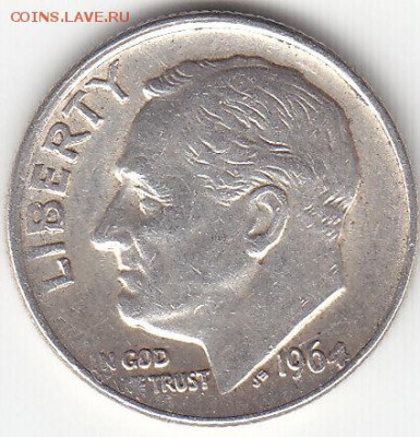 США 1 дайм 1964 г.до 13.10.14. в 22.00 МСК - IMG_0010