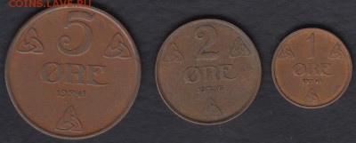 Норвегия 1, 2, 5 эре 1936-1941 до 08.10.2014 22-00 - 11
