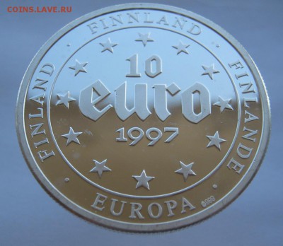 10 евро 1997 Финляндия серебро 999 пр. до 12.10.14 - IMG_3329.JPG