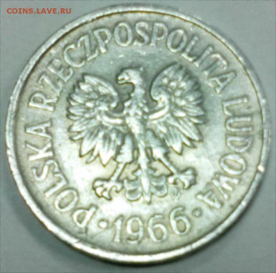 ПОЛЬША 10 Грошей 1966 г.С Рубля - 10гр 66 2