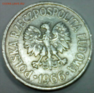 ПОЛЬША 10 Грошей 1966 г.С Рубля - 10гр 66 3
