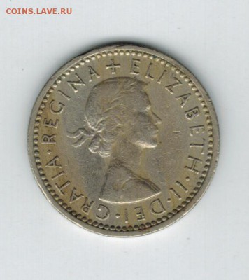 Великобритания 6 пенсов 1957 до 10.10.2014   22-00 - 1 14