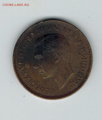 Великобритания фартинг 1939 до 10.10.2014   22-00 - 1 12