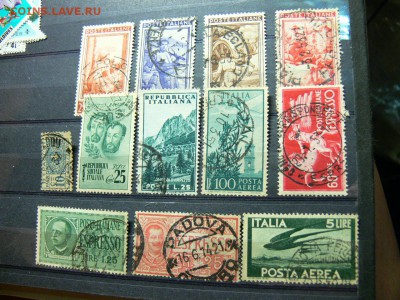 Марки  Италии 12  шт - P1960902.JPG