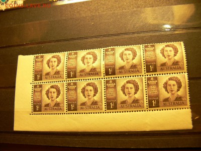 Сцепка  марок из 8 шт с полями Австралия Елизавета - P1960904.JPG