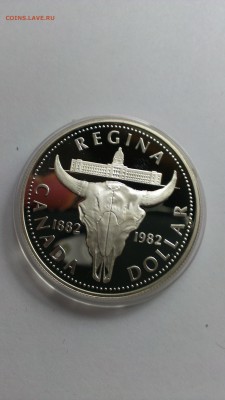 Канада 1 доллар 1982 Бизон до 12.10 - IMAG1252