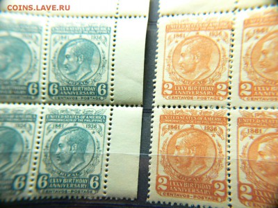 ДВА квартблока 1936 года ФИЛИППИНЫ (США протекторат) - P1960918.JPG