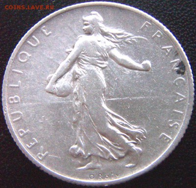 Франция_2 франка 1916. Серебро; до 09.10_22.34мск - 8766
