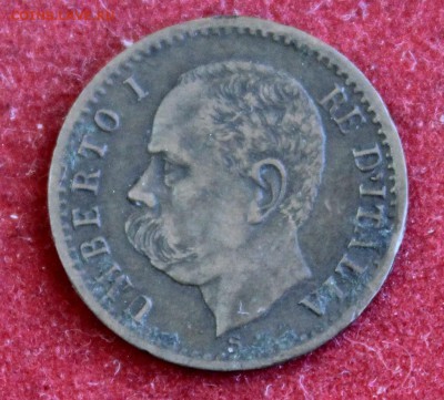 C РУБЛЯ ИТАЛИЯ 1с 1895г. УМБЕРТО I до 15.10.14г.в 22-00 - IMG_1707.JPG