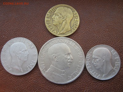 ИТАЛИЯ 4 монеты 1923-41 гг. + 2 монеты БОНУС. До 15.10.2014. - Изображение 298