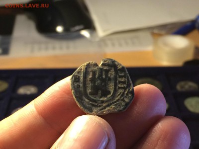 4 Мераведи Фелиппа III 1618 м.д Бургос Испания - $_57 (6).JPG