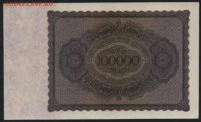 100т и 2 шт по 50т марок Германии!!!до 22-00 мск 14.10.14 г. - 100000 марок 1923 + 2 шт 50000р 1922 реверс1