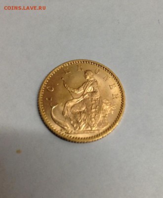 Золото Дания 10 крон 1900г На оценку ну и оригинальность - 4678898033