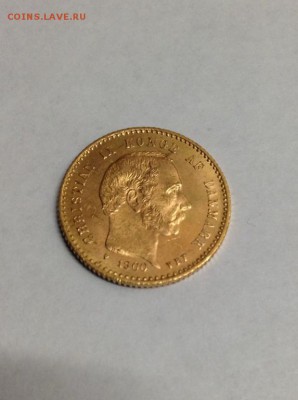 Золото Дания 10 крон 1900г На оценку ну и оригинальность - 4678898033_1