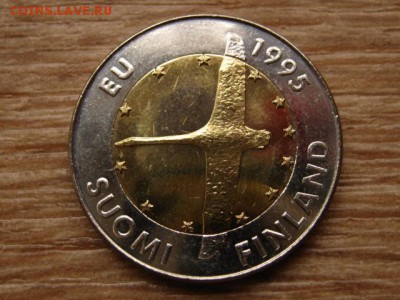 БИМ Финляндия 10 марок 1995 летящий гусь до 12.10.14 в13.00М - IMG_5590