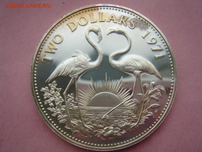 Багамы: Ag-925 2 доллара 1971 PROOF до 16.10.14 22-00 - Багамы 2 доллара 1971-1.JPG