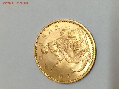 Золото Дания 10 крон 1900г На оценку ну и оригинальность - image-10-10-14-20-36