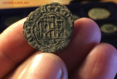 Энрике III 1390-1406 Леон и Кастилия.Биллон - $_57 (41).JPG