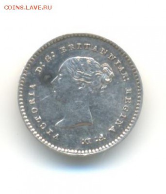 Ag. британия 2 пенса 1865. (маунди). XF+ . до 16.10 22:00 - 7