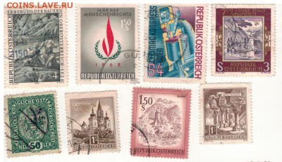 МАРКИ АВСТРИИ (71ШТ) ДО 16.10.14 В 22.00МСК (9382) - 2-ав