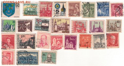 МАРКИ ЧЕХОСЛОВАКИИ (63ШТ) ДО 16.10.14 В 22.00МСК (9403) - 2-чсср1