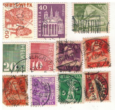МАРКИ ШВЕЙЦАРИИ (83ШТ) ДО 16.10.14 В 22.00МСК (9238) - 2-шв