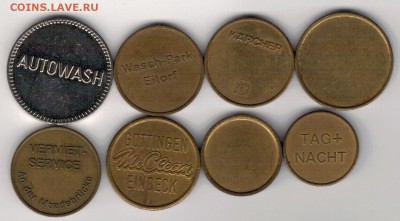 ЖЕТОНЫ АВТОМОЙКИ (8ШТ) ДО 16.10.14 В 22.00МСК (А89) - 3-а