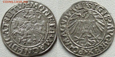 Полугроши Великого Княжества Литовского 1548 года - Полгроша1548Араб