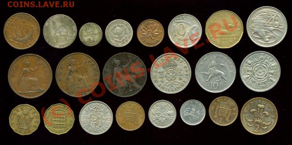22 монеты АНГЛИЯ + 1903-1989г. до 23.04. 22-00мск. - img896