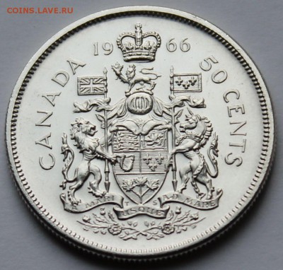 Канада 50 центов 1966. Серебро. - 2