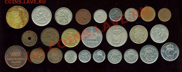 26 монет СКАНДИНАВИЯ 1922-1990г. до 23.04. 22-00 мск. - img897
