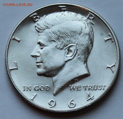 США 50 центов 1964. Серебро. - 2