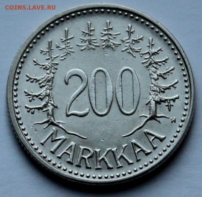 Финляндия 200 марок 1956. Серебро. - 2