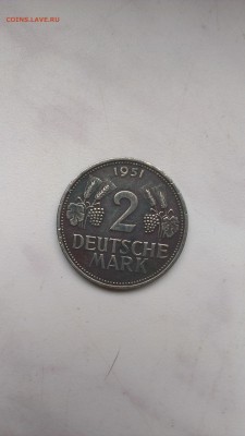 Германия 2 марки 1951 год до 15.10 - IMAG1144