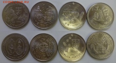 Португалия монеты 100 и 200 эск. с Корабликами - P1090823.JPG
