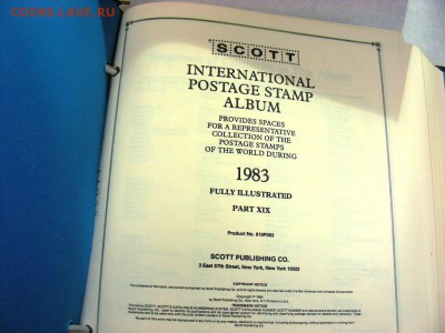 Альбом для марок Скотт 1983 до 20.10.14 в 22.00мск (А15) - 1830