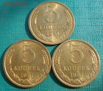 5 копеек 1981 аUNC СССР- 3штуки до 22:00 21.10.14 - DSC04364.JPG