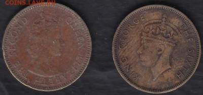 Гонг-Конг 10 центов 1949 и 1958 до 16.10.2014 22-00 - Гонг-Конг 10 центов 1949 и 1958 р