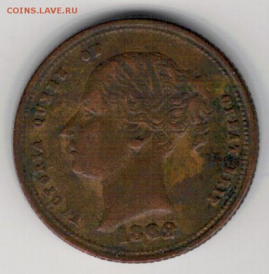 Великобритания жетон "В Ганновер!" 1837 (1862) 20.10-22ч(А91 - 3-1862