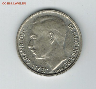 Люксембург 1 франк 1981 до 17.10.2014   22-00 - 1 29