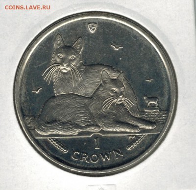 Остров Мэн 1 крона 2011 до 18.10.2014   22-00 - 1